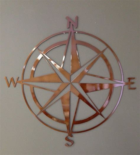 Nautical Compass Rose Metal Wall Art Compass Rose Metal Wall Art