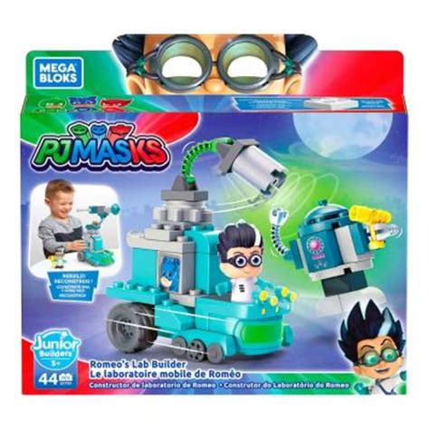 Set De Construcción Mega Bloks Pj Masks Laboratorio De Romeo 44 Piezas