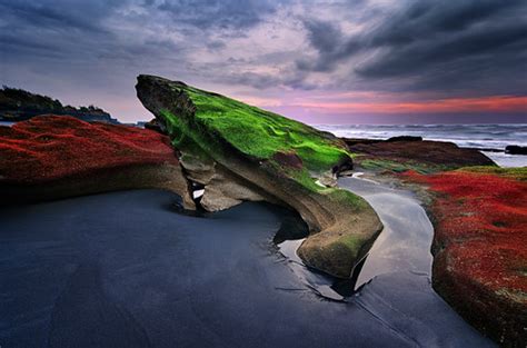 Sculpted By Nature Explored Mengening Beach Bali Indon Flickr