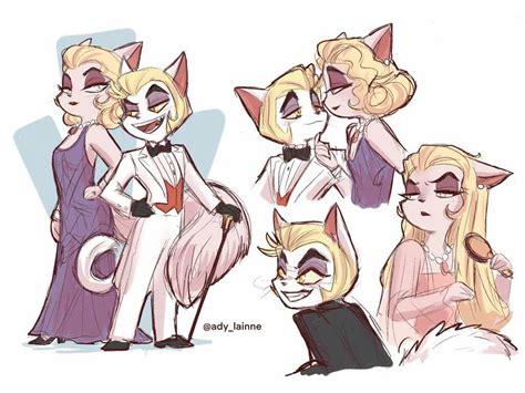 Some Very Cute Cartoon Cats With Different Facial Expressions