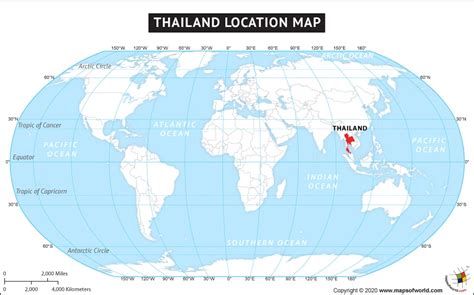 Thailand World Map Location Allyce Maitilde