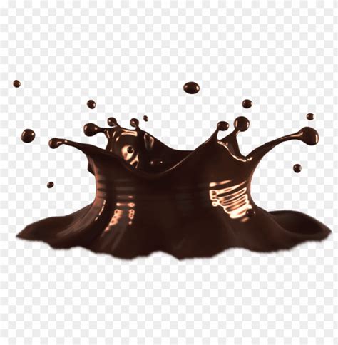 Chocolate Milk Splash Png Free Mockups