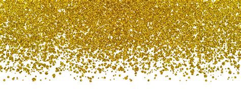 Glitter Transparent Background Dots Gold
