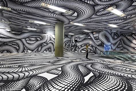 Peter Koglers Spectacular Graphic Illusions Take Visitors Into A