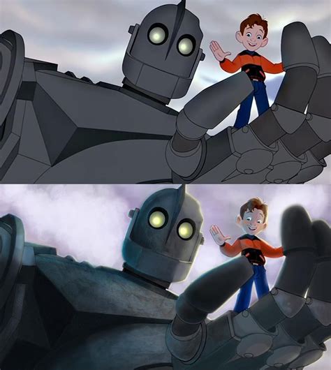Iron Giant Scene Redraw By Calebstalker Instagram The Iron Giant