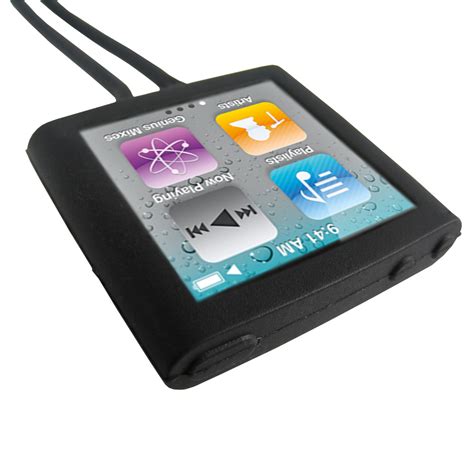 The ipod nano (stylised and marketed as ipod nano) is a discontinued portable media player designed and formerly marketed by apple inc. Black Skin Case Necklace for Apple iPod Nano 6th Gen 6G ...