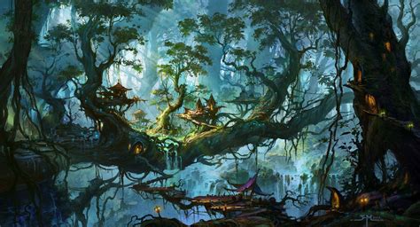 Fantasy Forest HD Wallpapers Top Free Fantasy Forest HD Backgrounds WallpaperAccess