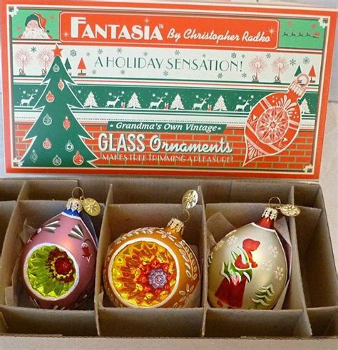 Christopher Radko Fantasia Select Edition Set 3 Ornaments Ltd Numbered