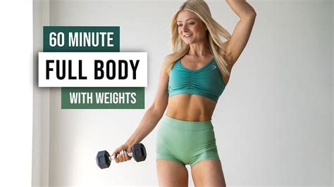 60 Min Fierce Full Body Hiit No Jumping Workout With Weights No