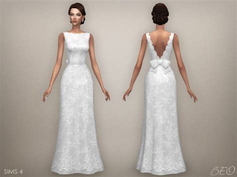 Beo Creations Wedding Dress Ellie • Sims 4 Downloads Sims 4