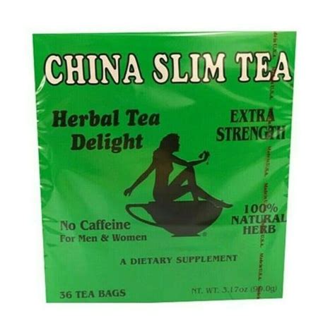 China Slim Tea Dieters Delight Extra Strength 36 Tea Bags Us Seller