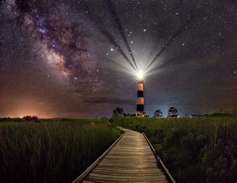 Milky Way Of The Day Bodie Island Lighthouse Nags Head North Carolina