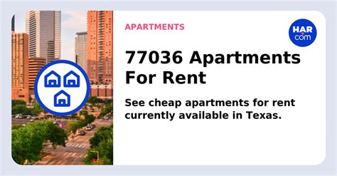 77036 Apartments For Rent