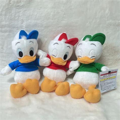 Disney Plush Donald Ducks Nephew Huey Dewey Louie Stuffed Toy Tokyo