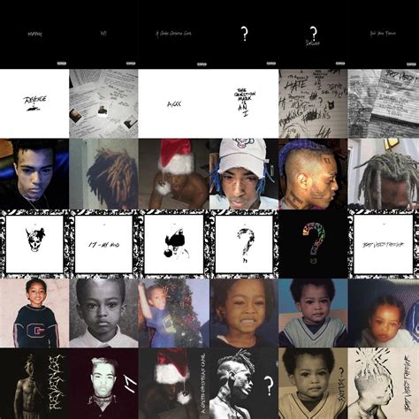 Every Xxxtentacion Album Cover In The Style Of Xxxtentacion Album Cover Rxxxtentacion
