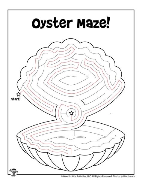 Printable Ocean Mazes For Kids Woo Jr Kids Activities Childrens