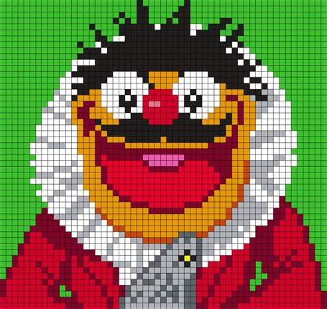 Lew Zealand From The Muppets By Maninthebook On Kandi Patterns Cross