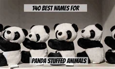 140 Best Names For Panda Stuffed Animals