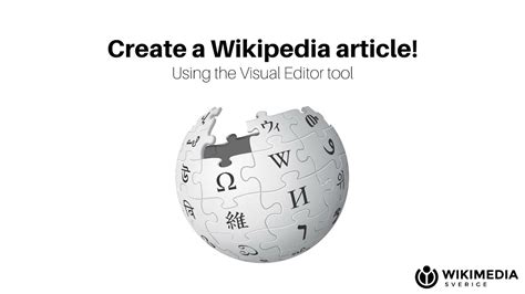 Create A Wikipedia Article Using Visual Editor Youtube