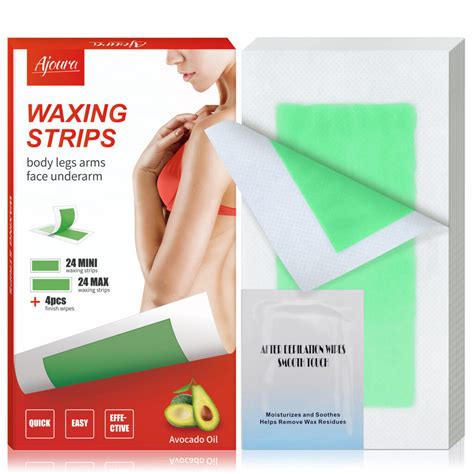Wax Strips Ajoura Hair Removal Strips For Body Face Legs Bikini Brazilian Underarm Women Men