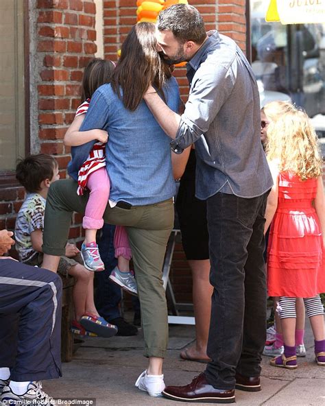 Ben Affeck And Jennifer Garner Engage In Rare Public Display Of Affection On Day Out With Their