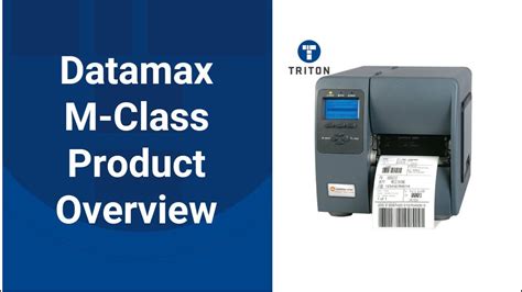 Datamax M Class Mkii Industrial Label Printer Product Overview Youtube