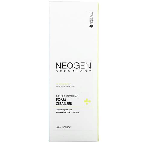 Neogen A Clear Soothing Foam Cleanser 338 Oz 100 Ml