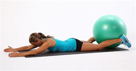 Butt Exercises For Exercise Ball Popsugar Fitness