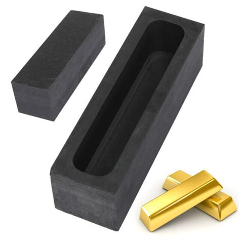 100 X 30 X 30mm 23oz650g Graphite Casting Ingot Bar Mold For Gold
