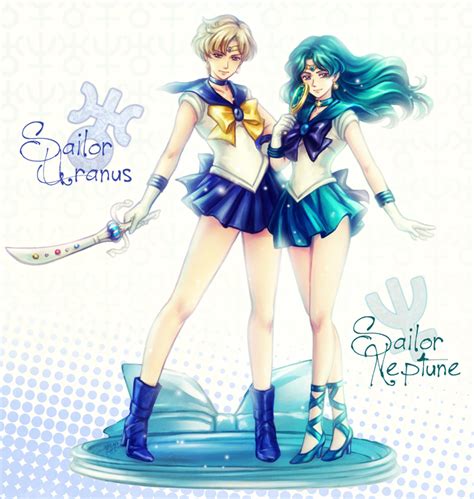 Sm Sailor Uranus X Sailor Neptune 2ver By Kay I On Deviantart