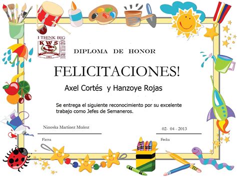 La definición de cotización hace referencia a un acuerdo legalmente vinculante entre un proveedor y un cliente a la hora de ofrecer sus servicios. Diplomas en Power Point para niños - Imagui | Diploma ...