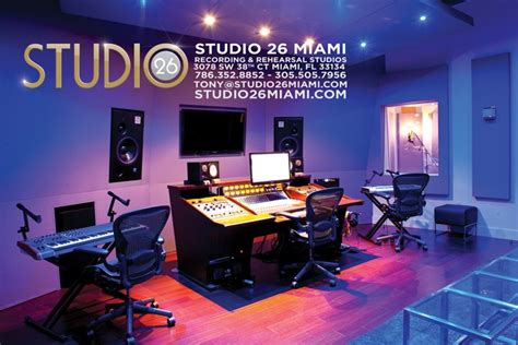 Studio 26 Miami Recording And Rehearsal Studios Miami Fl