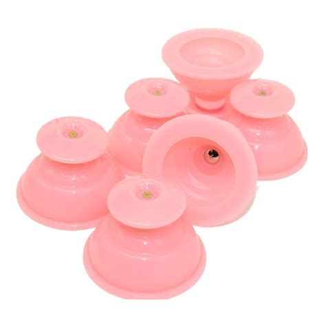 6 Pieces Silicone Massage Cupping Therapy Sets Massage Cups Suction
