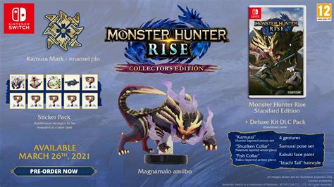 März 2021 erscheint eine collector's edition zu monster hunter rise. Monster Hunter: Rise - Collector's Edition on Nintendo ...