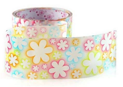 Cute Big Colourful Deco Tape Flowers Flower Tapes Deco Tapes