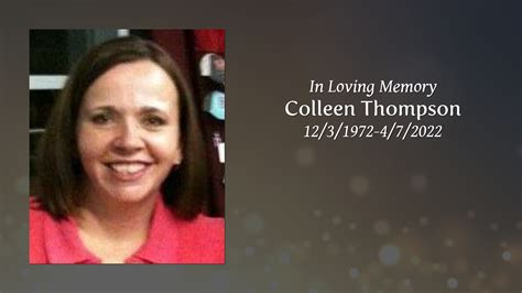 Colleen Thompson Tribute Video