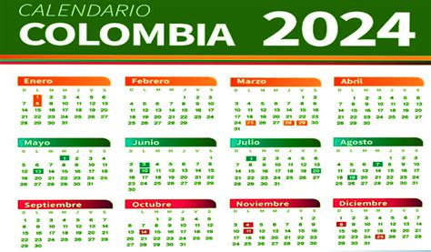 Almanaque 2024 Colombia Ejemplos Formatos 2023 Formatos Gratis