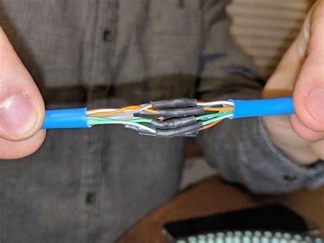 How To Repair A Cut Cat5e Ethernet Cable 13 Steps With Pictures