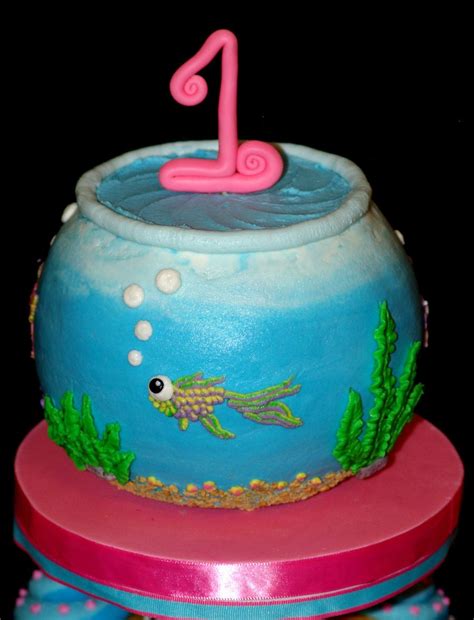 Fish Bowl Smash Cake Cake Cake Smash Bowl Cake