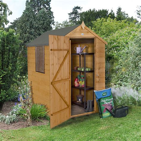 Forest Garden 6x4 Apex Shiplap Wooden Shed Assembly Service Included