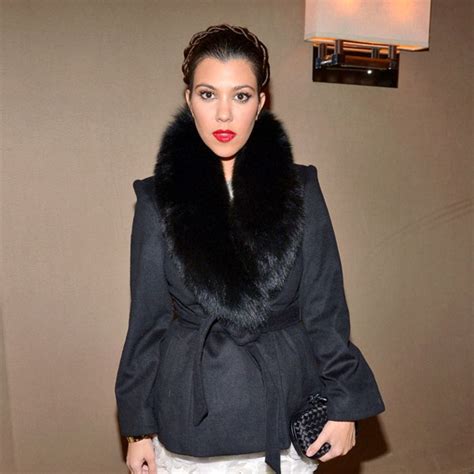 Kourtney Kardashian From Stars Wearing Fur Real And Faux E News