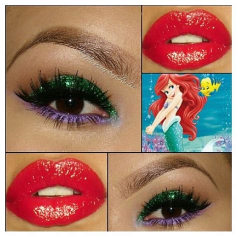 Ariel Makeup Disney Makeup Little Mermaid Makeup Disney Inspired Makeup