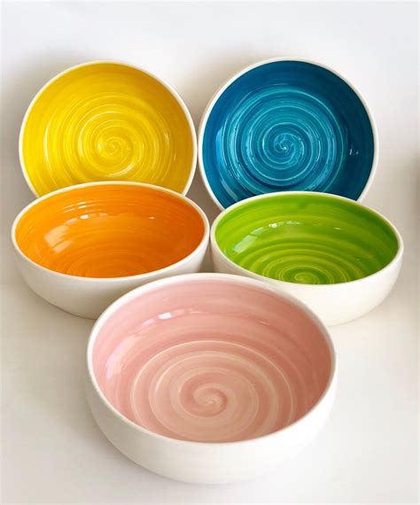 Reserved Listing Pasta Bowls Handmade Ceramic
