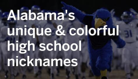 Alabama High School Mascots Flying Squadron Ironmen And More Unique
