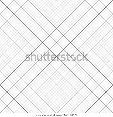 Geometric Black White Diagonal Grid Seamless Stock Illustration