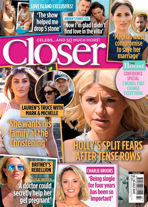 Closer Magazine Issue 962 Subscriptions Pocketmags