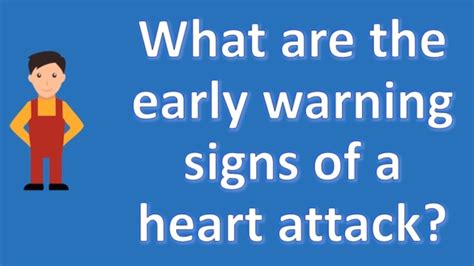 What Are The Early Warning Signs Of A Heart Attack Protect Your