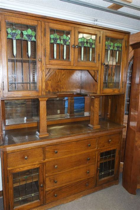 Craftsman style built in cabinets. Antique Built-In China Cabinet | Craftsman home interiors ...