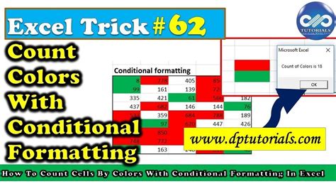 How To Count Cells By Colors With Conditional Formatting In Excel