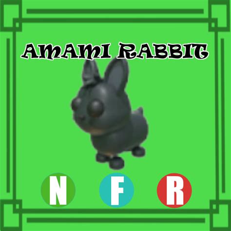 Amami Rabbit Neon Fly Ride Adopt Me